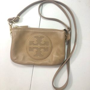 Tory Burch tan leather purse